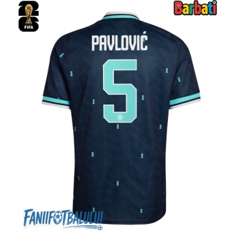 Germania Aleksandar Pavlovic #5 Tricou Fotbal Replică Mondial 2026 Barbati Deplasare